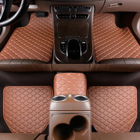 5-piece set of Universal Waterproof Leather Car Floor Mats